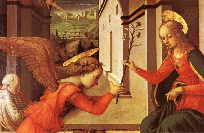 LIPPI, Filippino The Annunciation china oil painting image